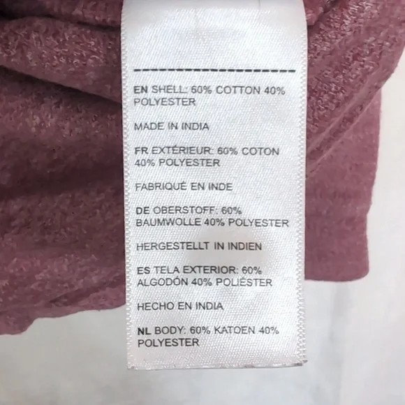 UNTUCKit Urey Heather Red Long Sleeve Henley Thermal Tee Size Medium - Picture 4 of 5